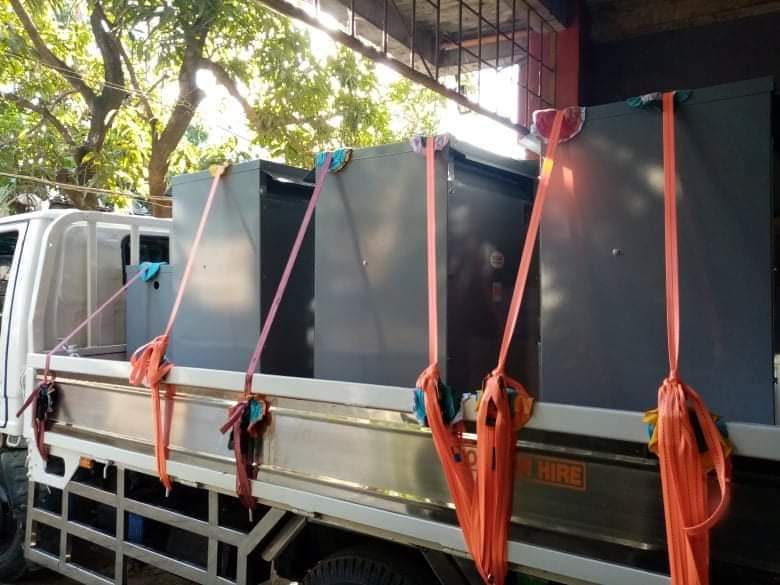 Transformer winding assembly during fabrication or repair work
