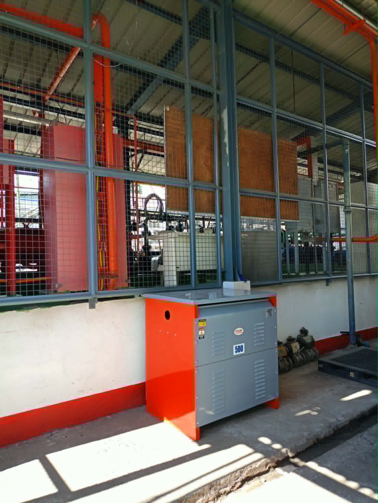 Completed transformer units prepared for client requirements