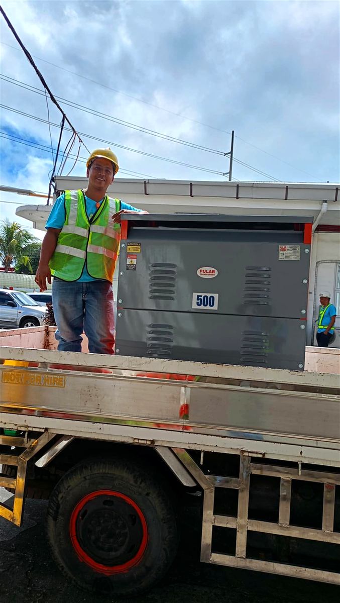 High-capacity transformer delivered on site